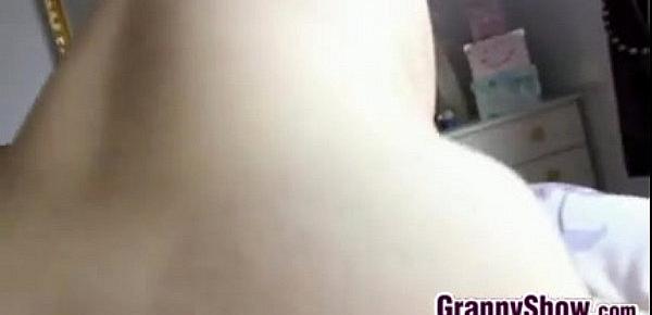  Fat Granny Enjoying A Cock Point Of View
